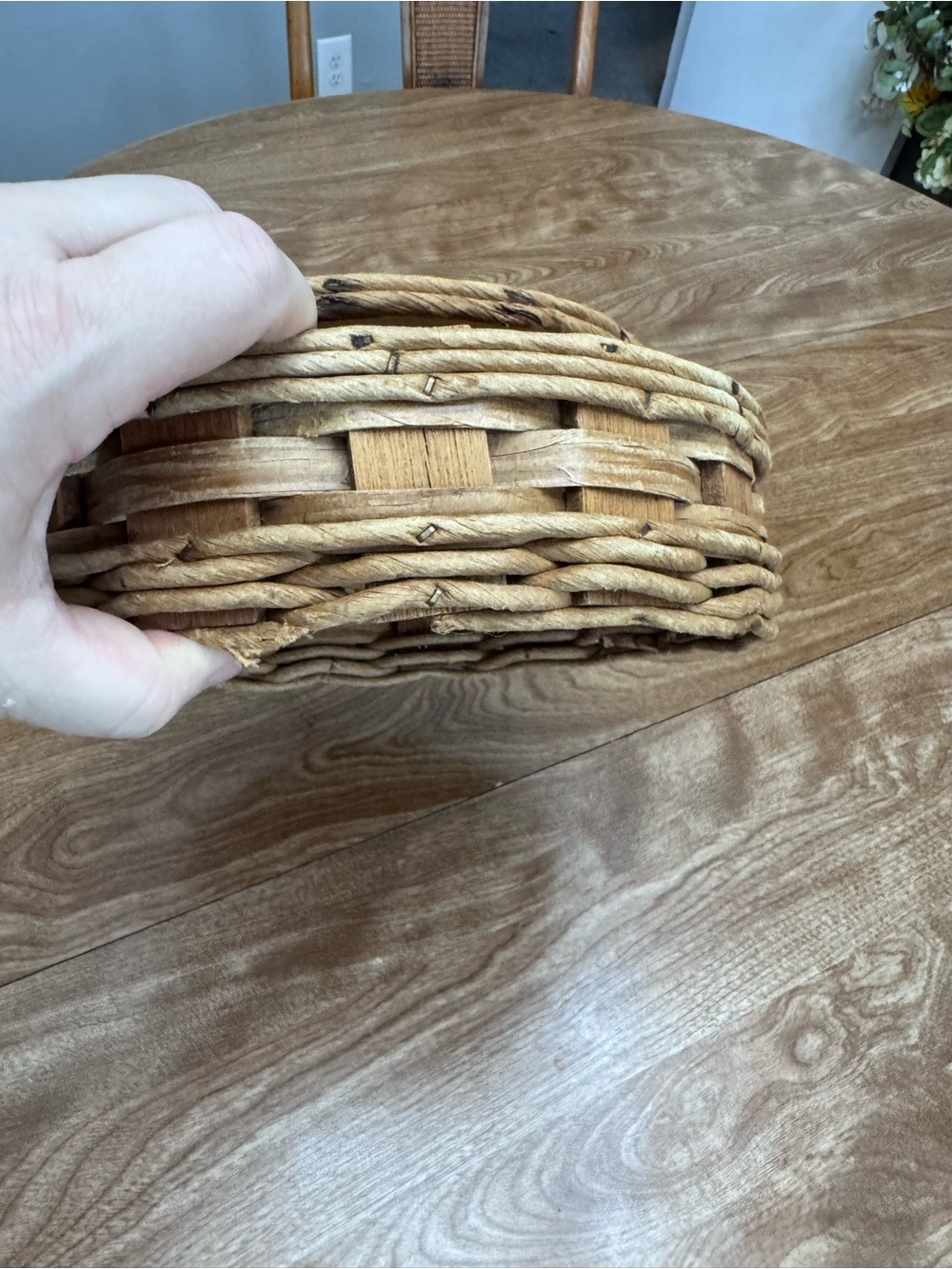 Woven Decorative Basket - Natural Brown